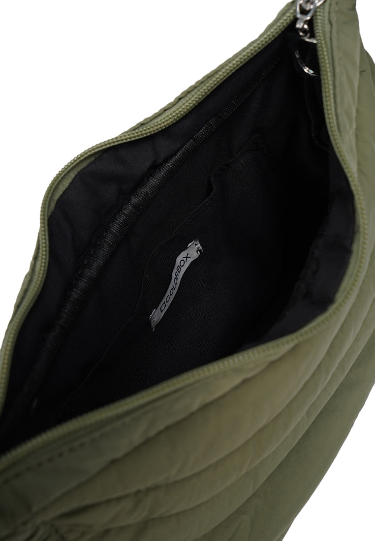 Puffy Sling Olive