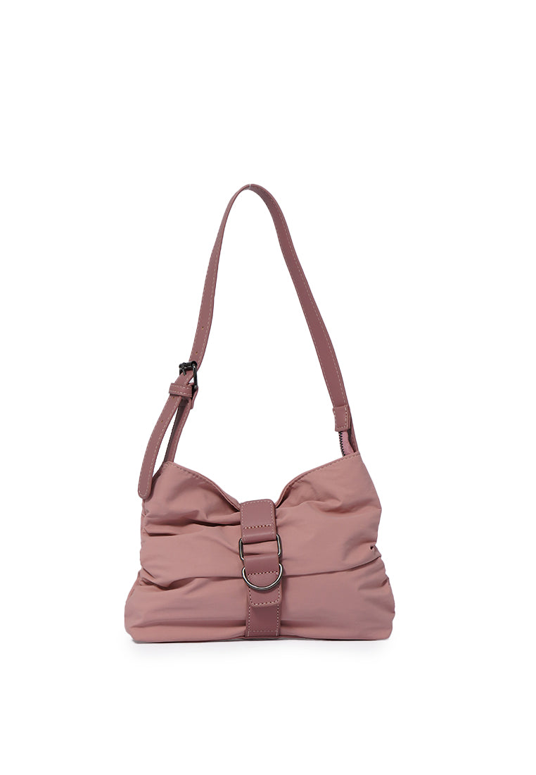 Pink Buckle Bag Dusty Pink