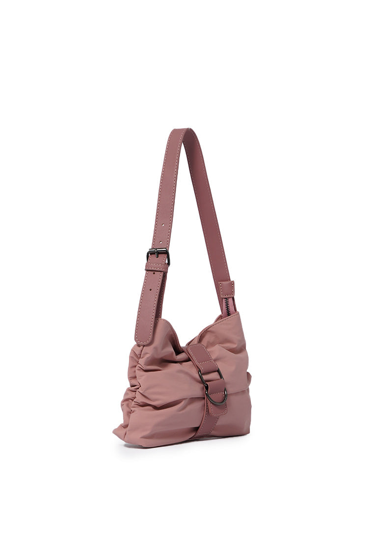Pink Buckle Bag Dusty Pink