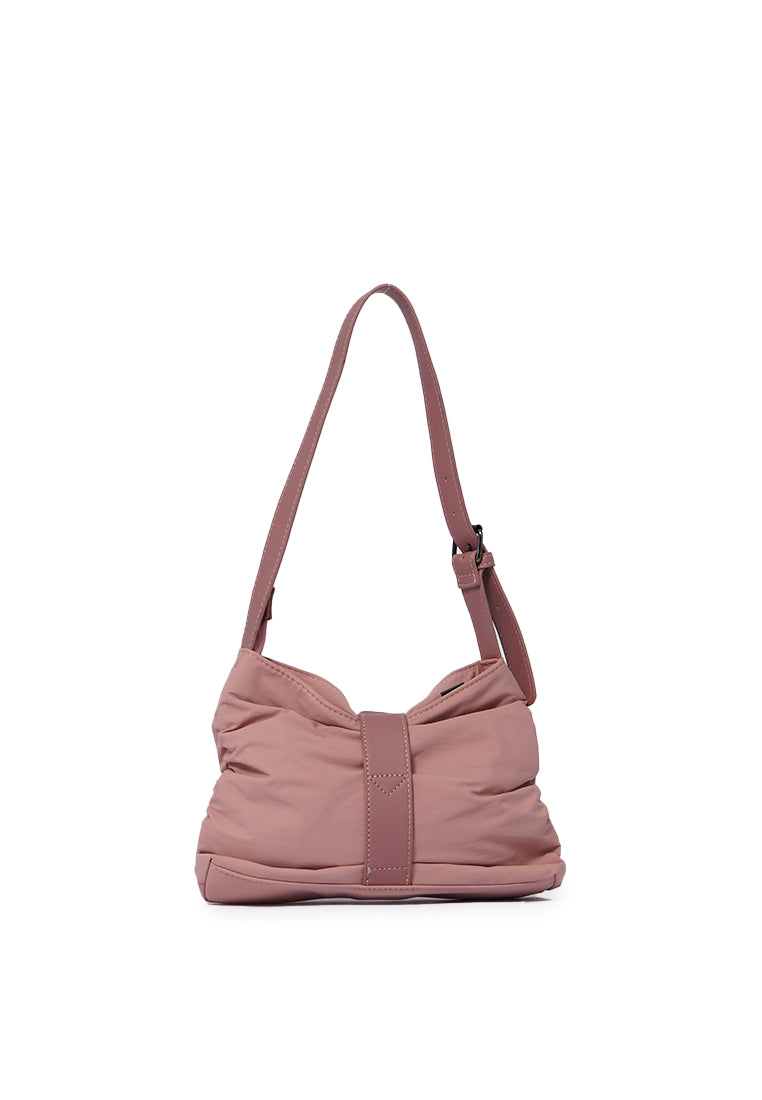 Pink Buckle Bag Dusty Pink
