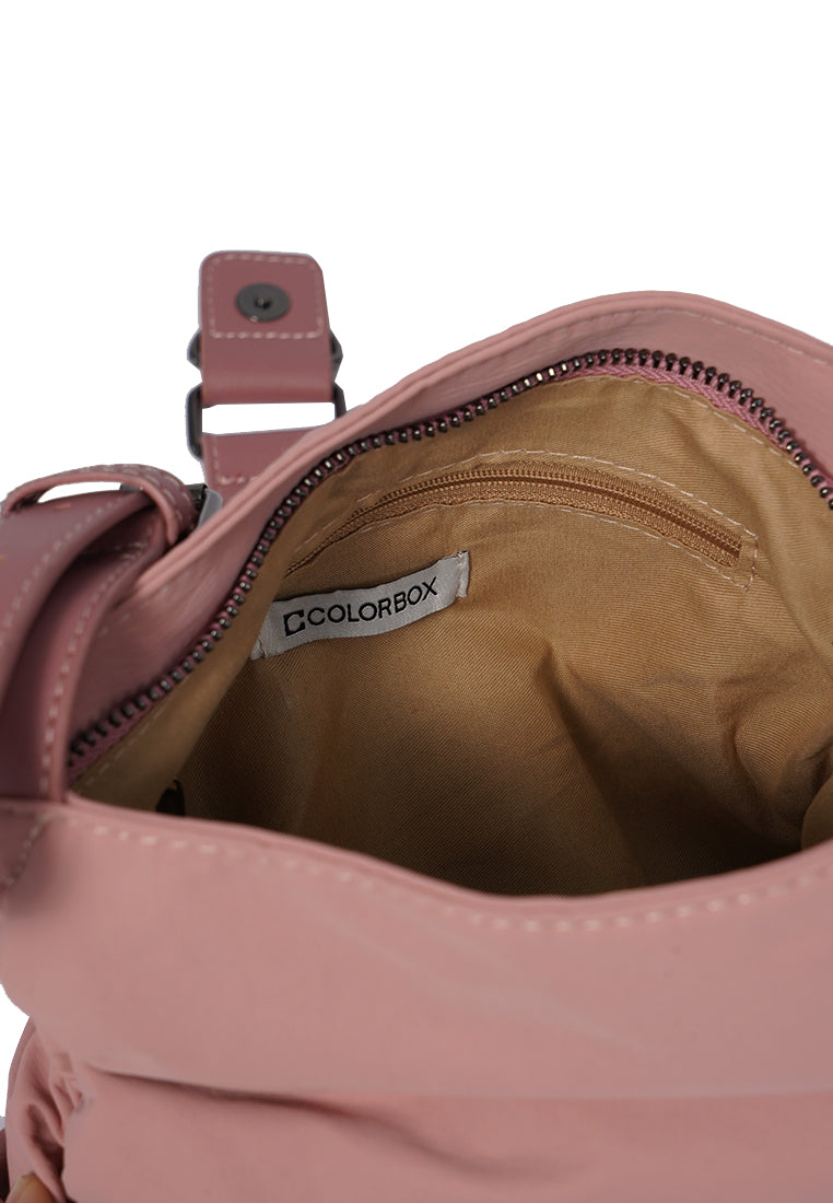 Pink Buckle Bag Dusty Pink