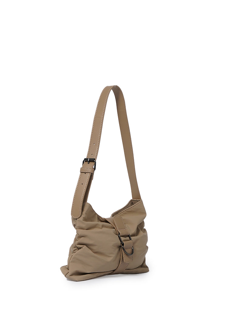 Khaki Buckle Bag