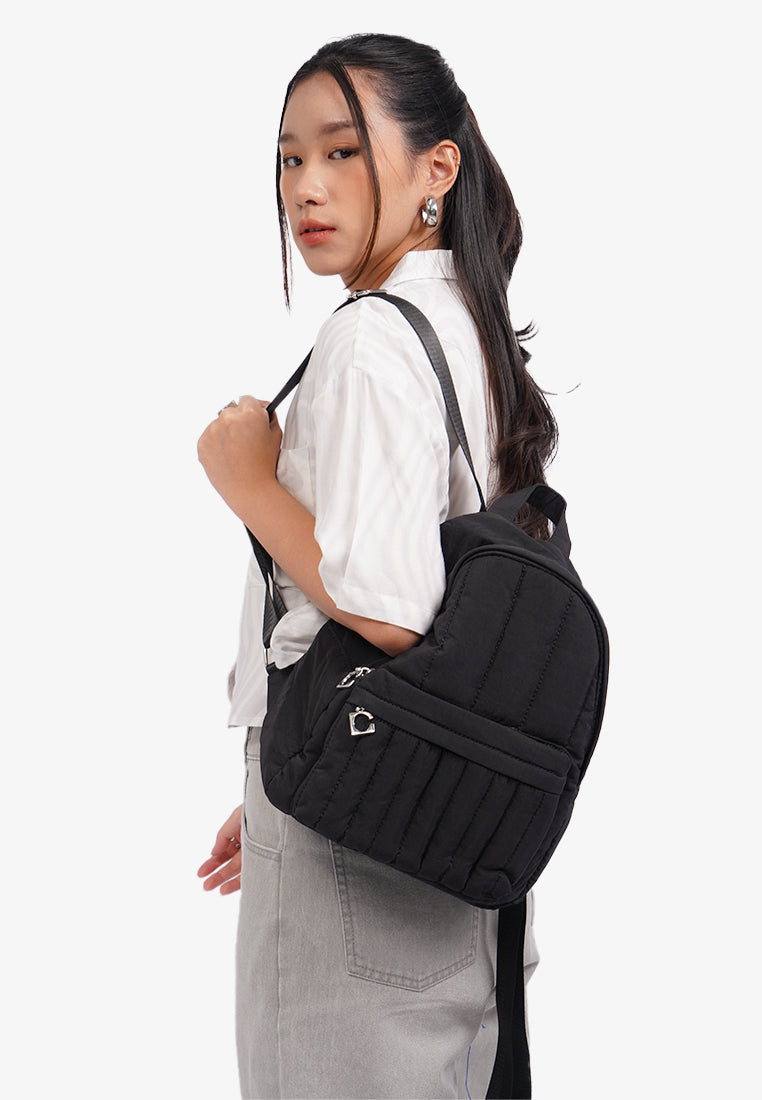 Puffy Backpack Black