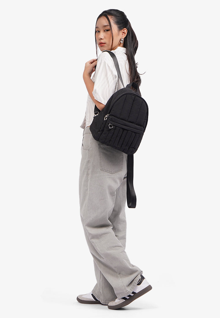 Puffy Backpack Black