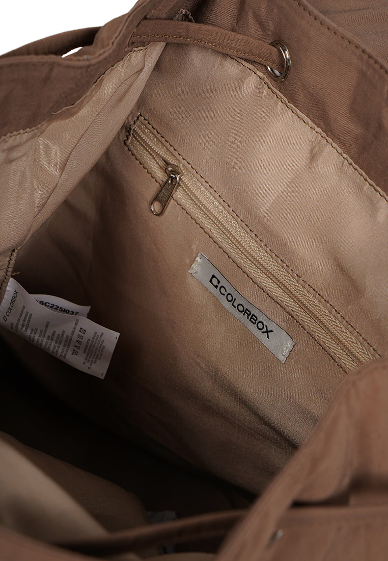 Brown Backpack