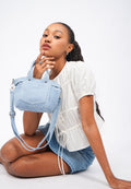 Light Blue Sling Bag