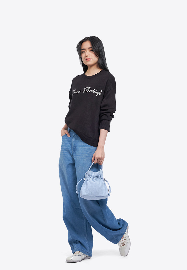 Lt. Blue Sling Bag
