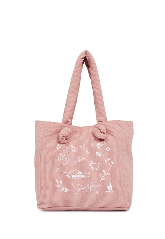 Padded PinkTote Bag