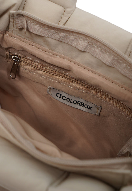 Light Beige Puff Sling Bag