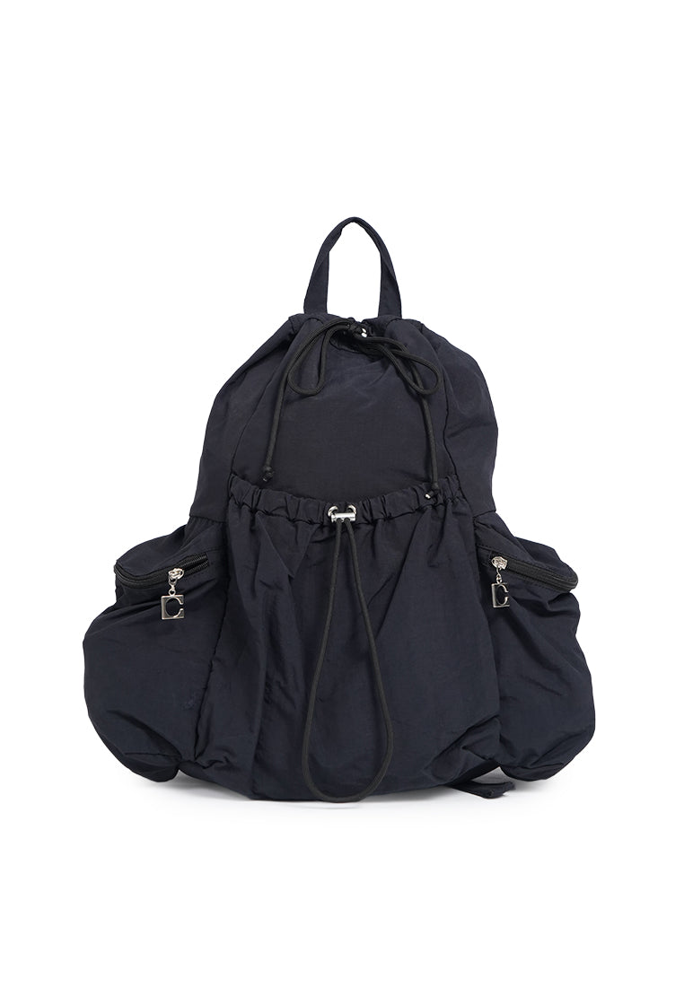 Drawstring Backpack Black