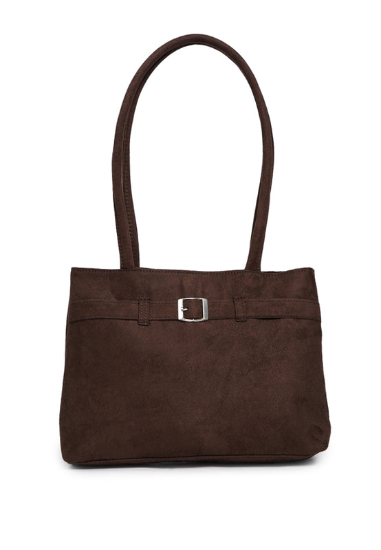 Tote Bag Buckle Brown
