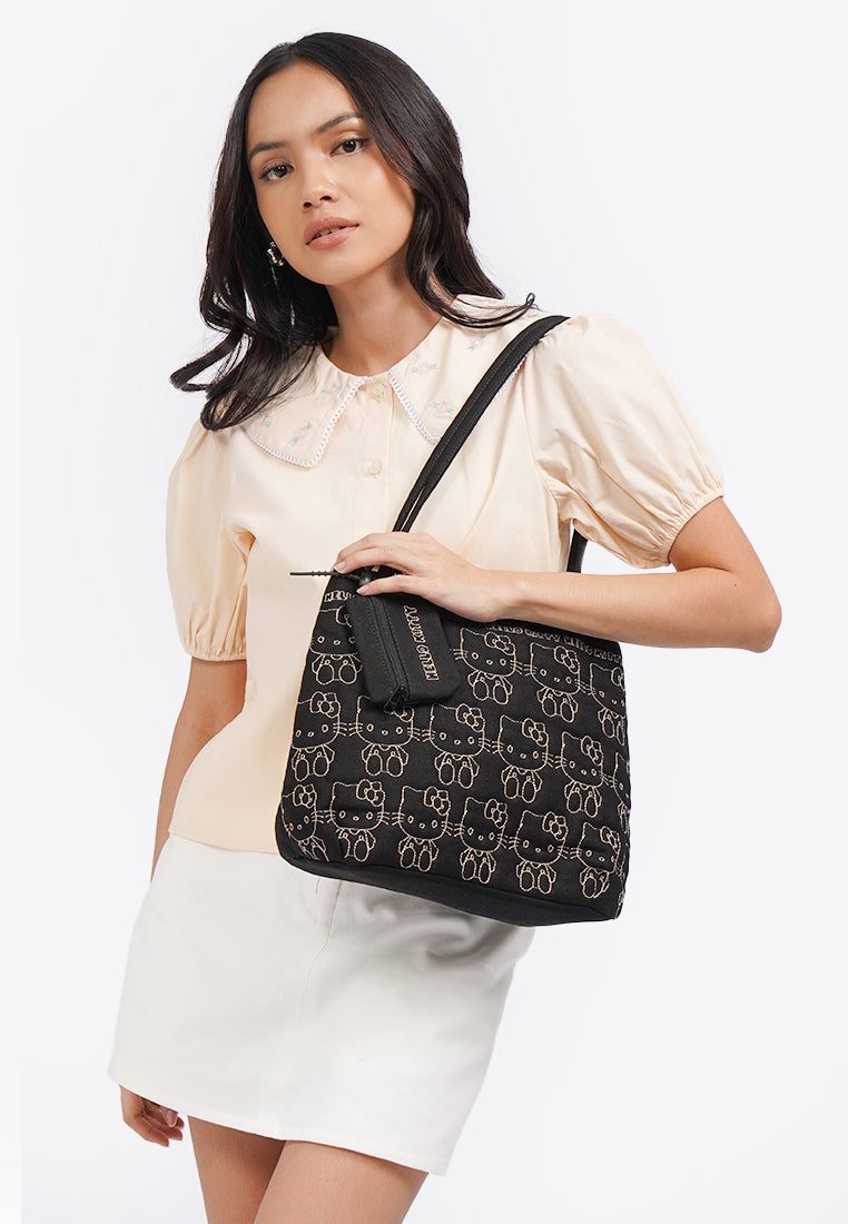 Hello Kitty Shoulder Bag Black