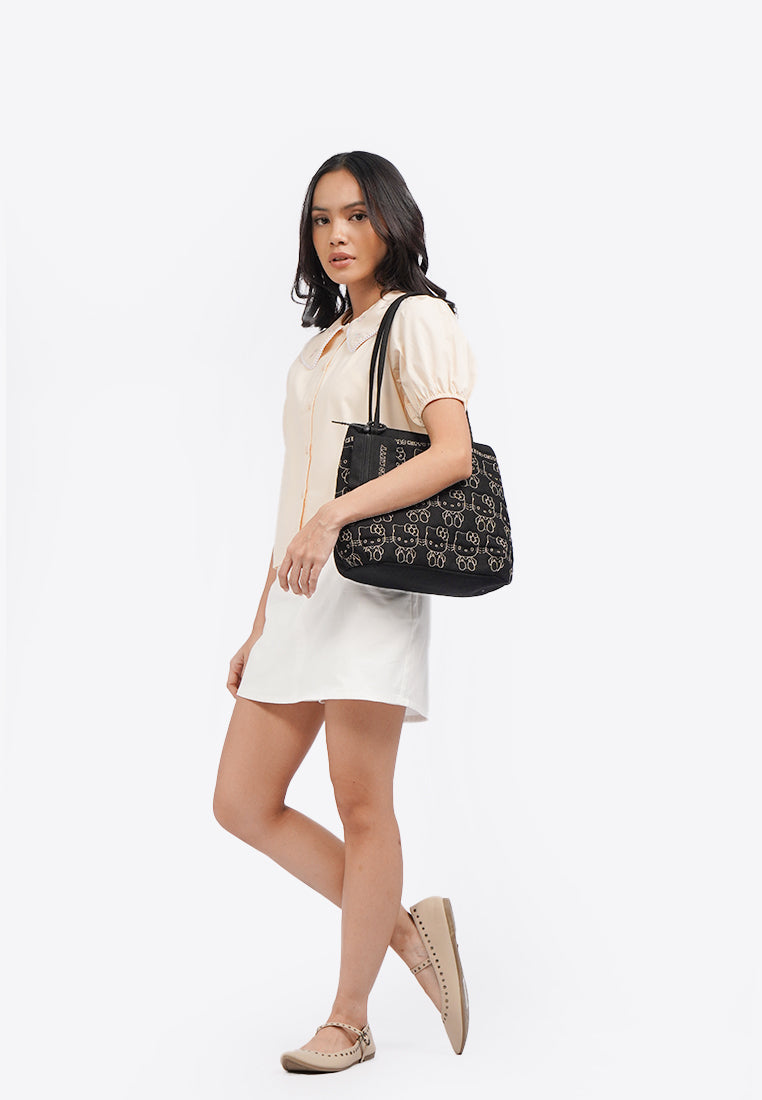 Hello Kitty Shoulder Bag Black