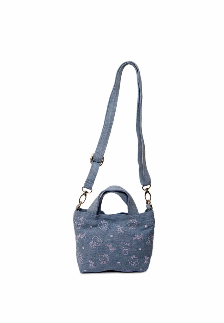 Hello Kitty Micro Sling Bag Light Blue