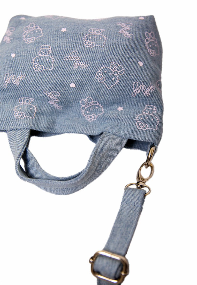 Hello Kitty Micro Sling Bag Light Blue