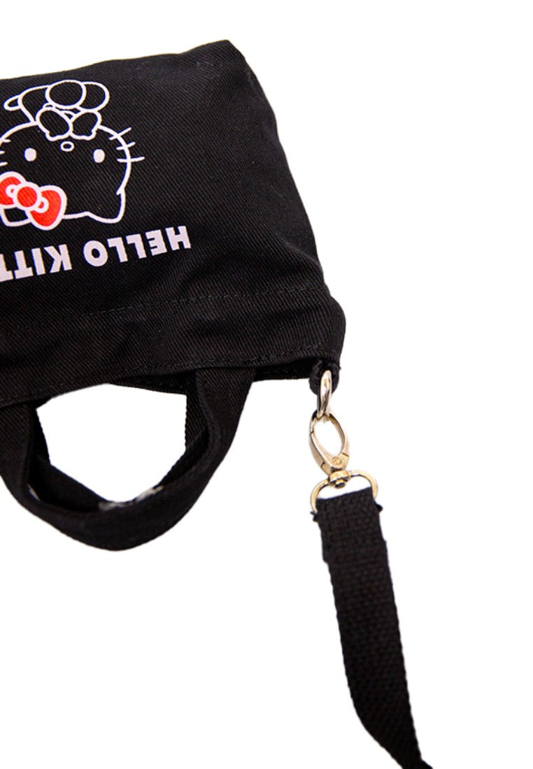 Hello Kitty Micro Sling Bag Black