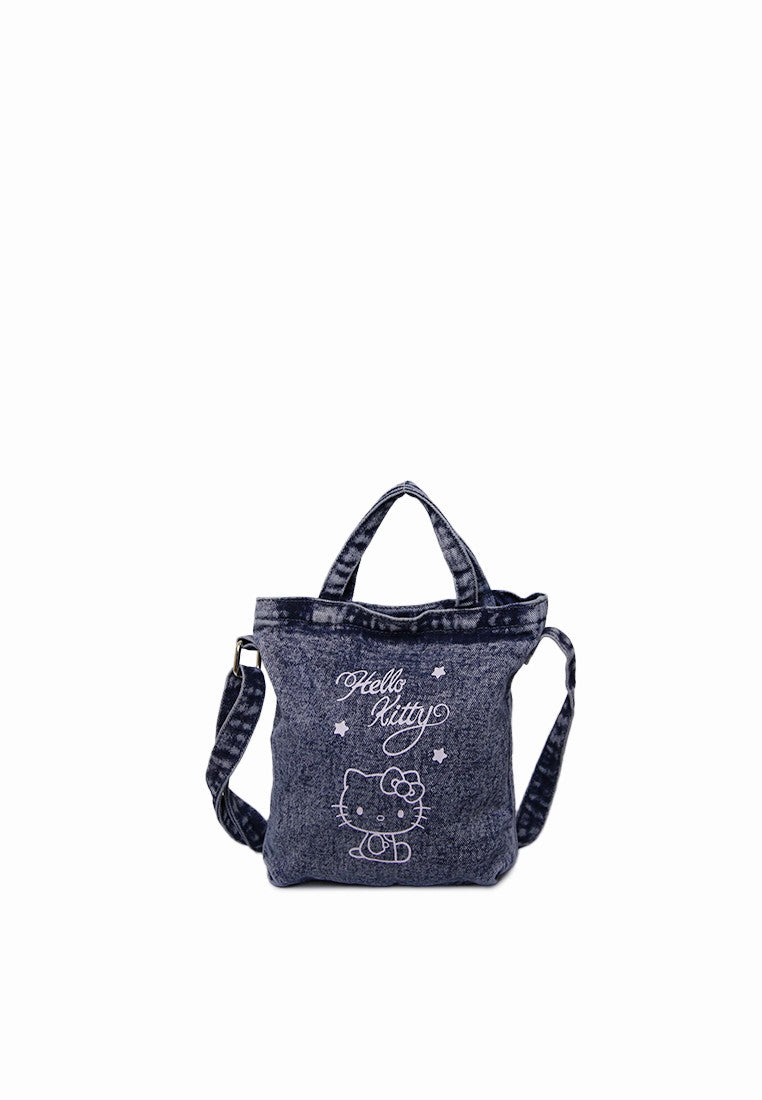 Hello Kitty Micro Sling Bag Med Blue