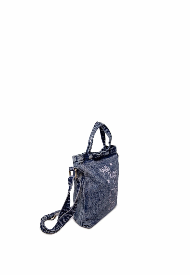Hello Kitty Micro Sling Bag Med Blue