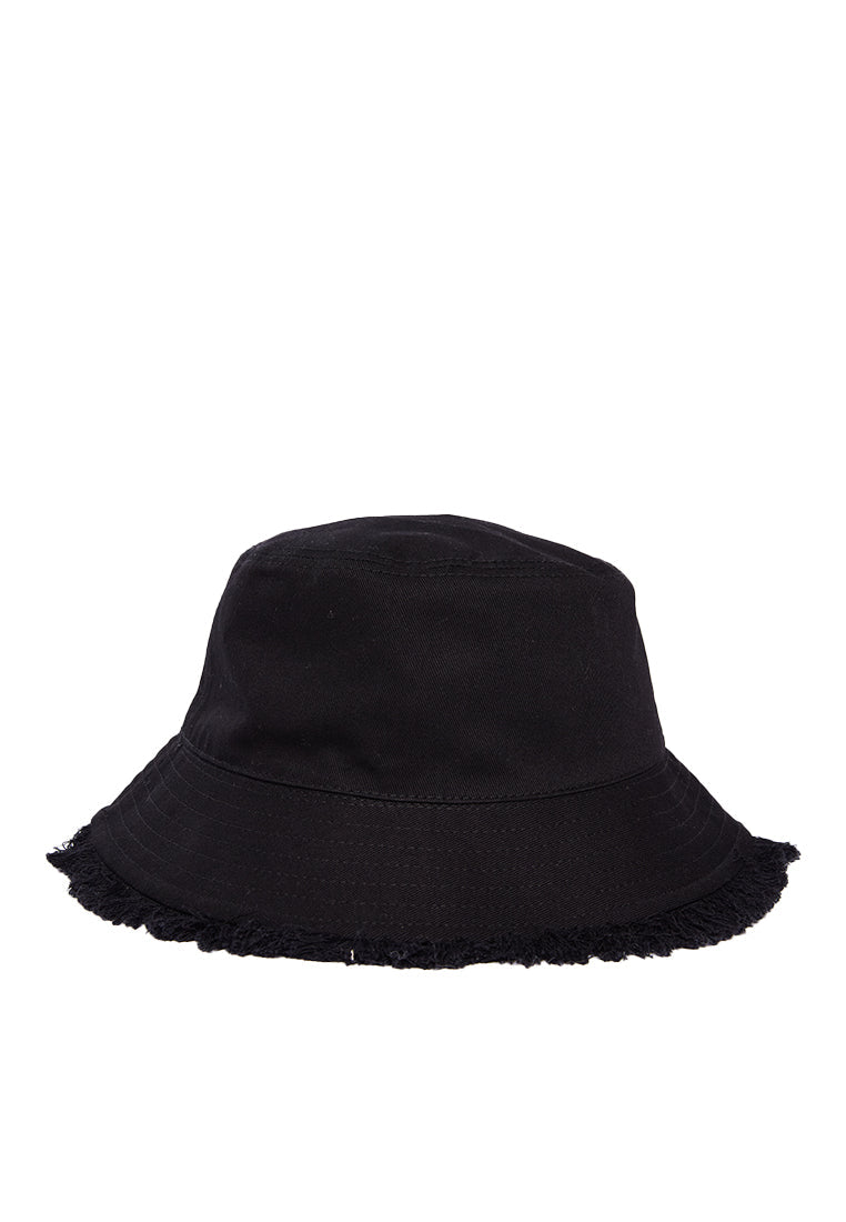 Unfinished Black Bucket Hat