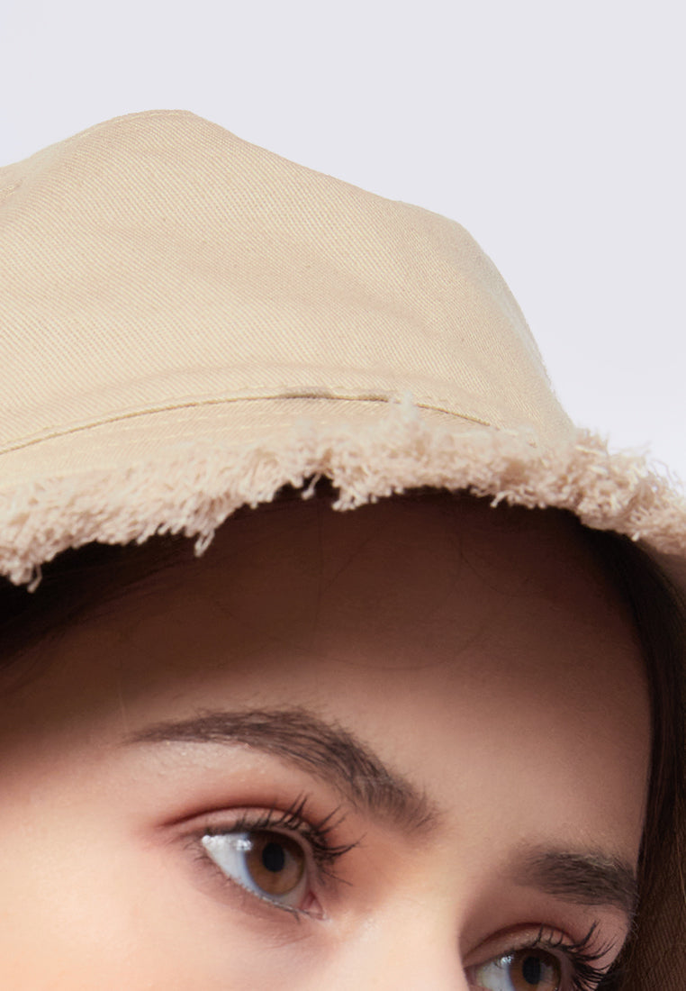 Unfinished Khaki Bucket Hat