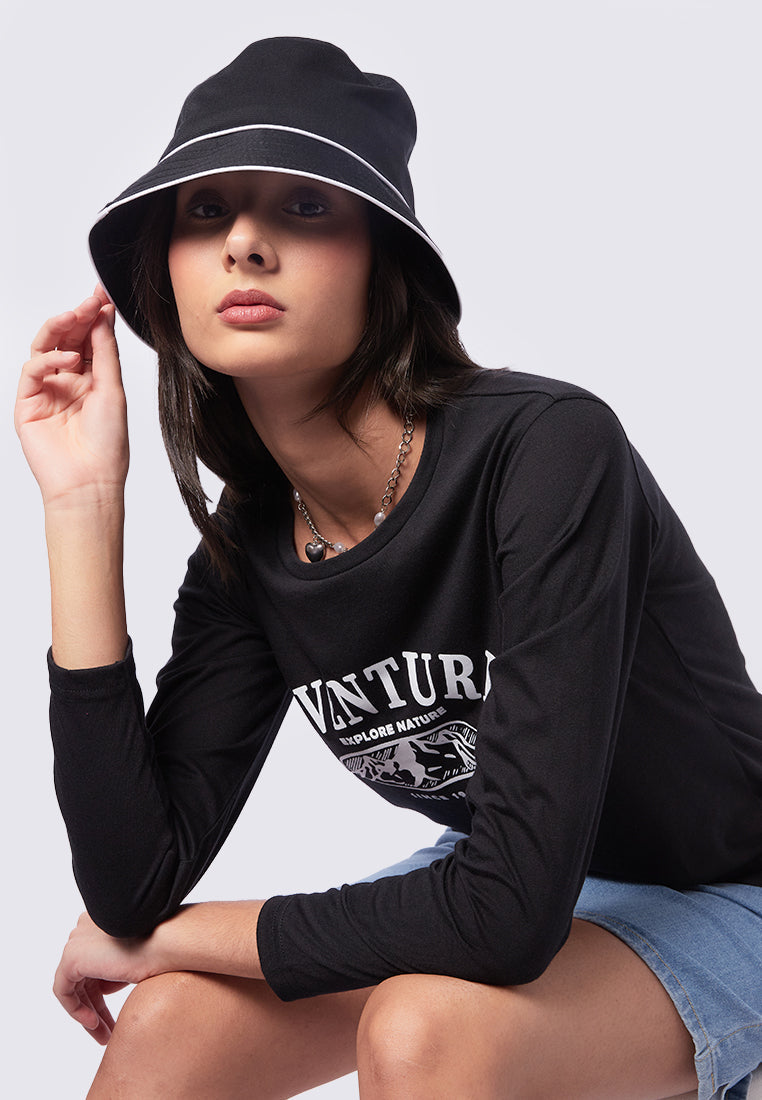Black Bucket Hat