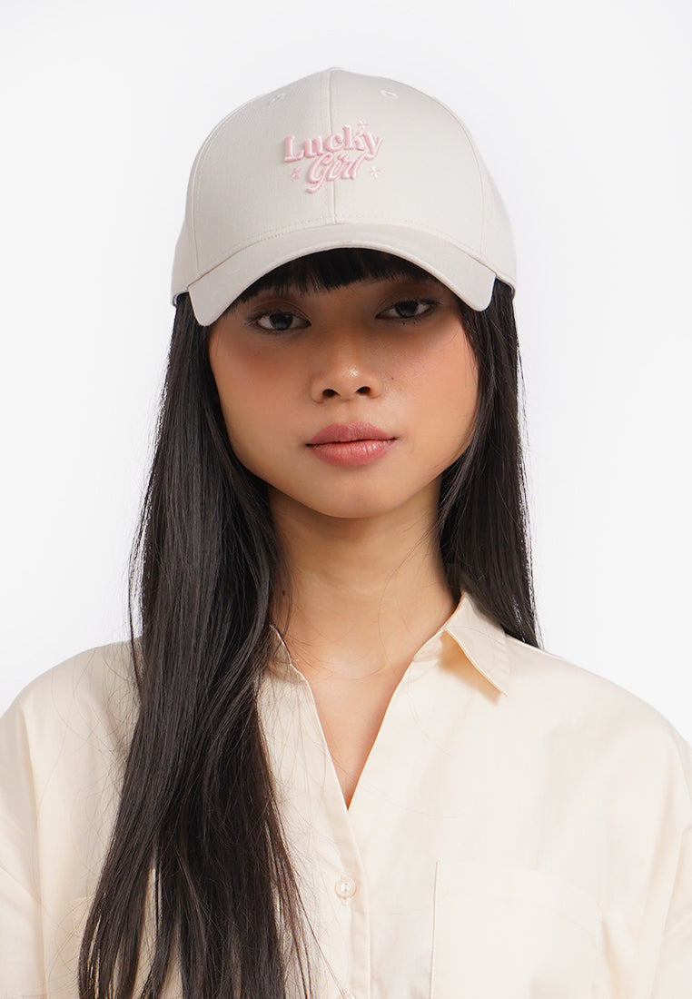Lucky Girl Cap Grey