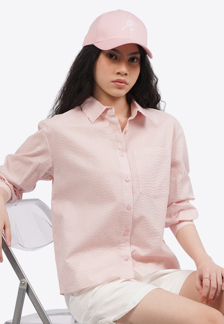Soft Pink Cap Embrodery