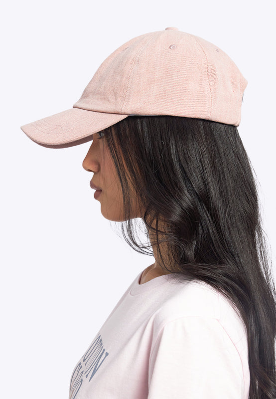 Low Profile Woven Cap Soft Pink