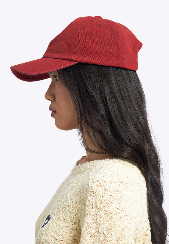 Low Profile Woven Cap Maroon