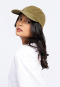Low Profile Woven Cap Olive