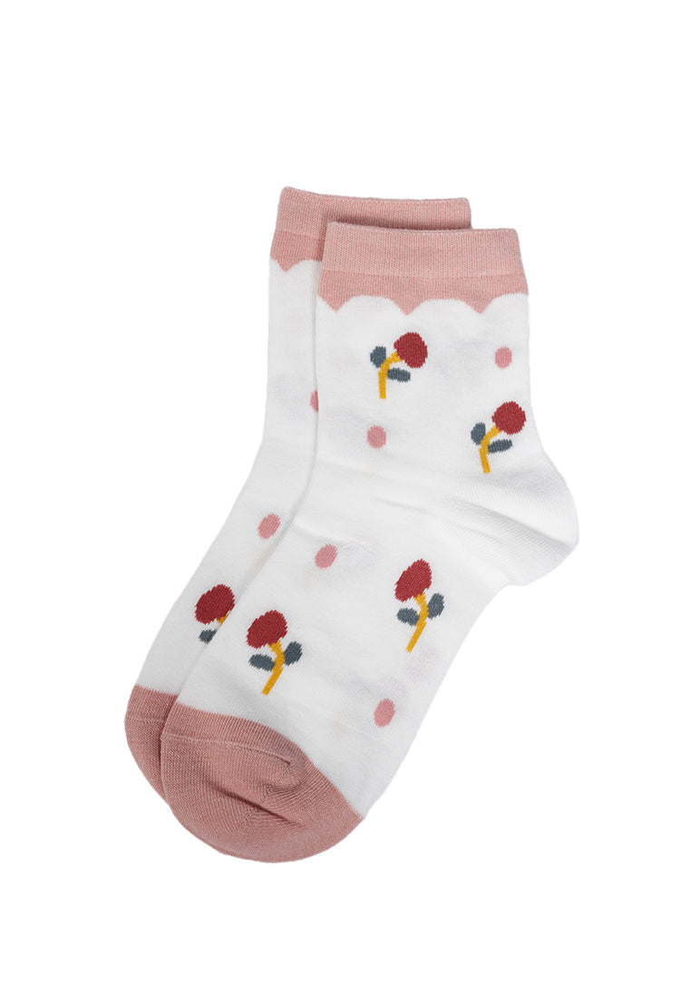 Quarter Ankle Socks Pink