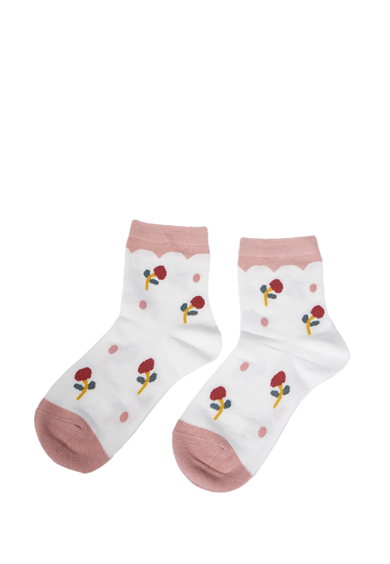 Quarter Ankle Socks Pink