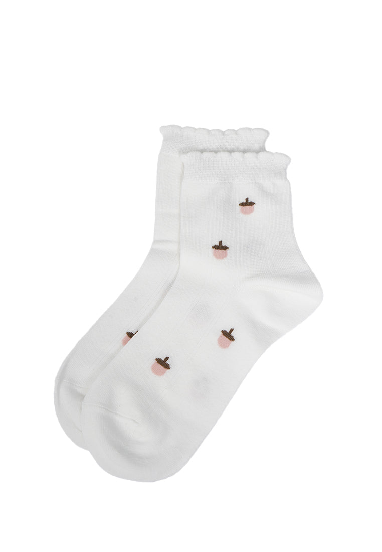 Quarter Ankle Socks White