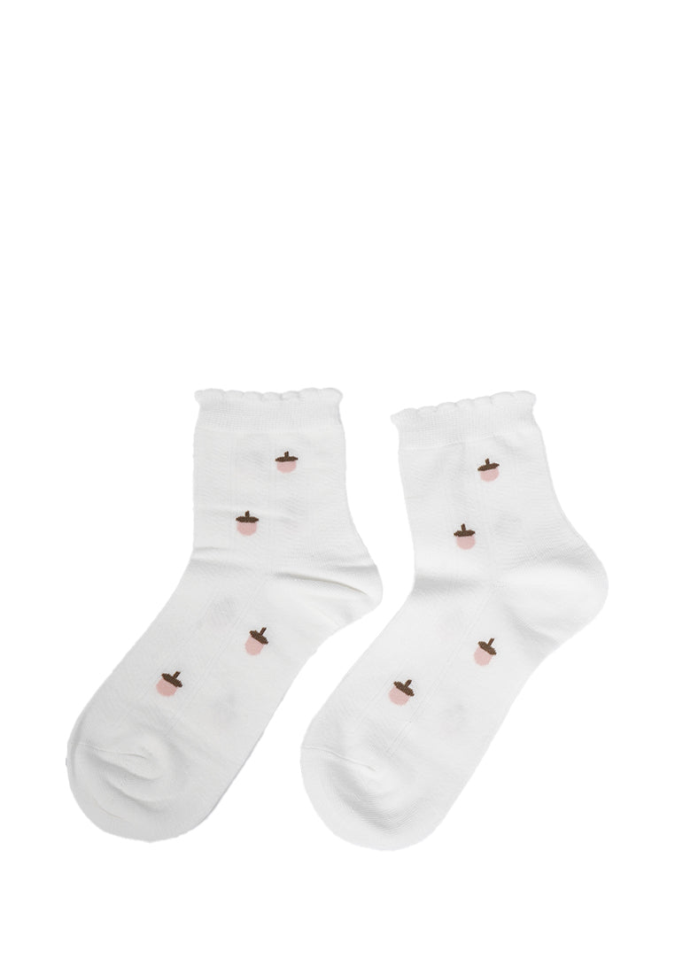 Quarter Ankle Socks White