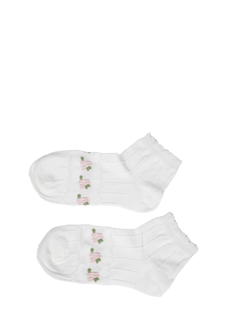 Quarter Ankle Socks White