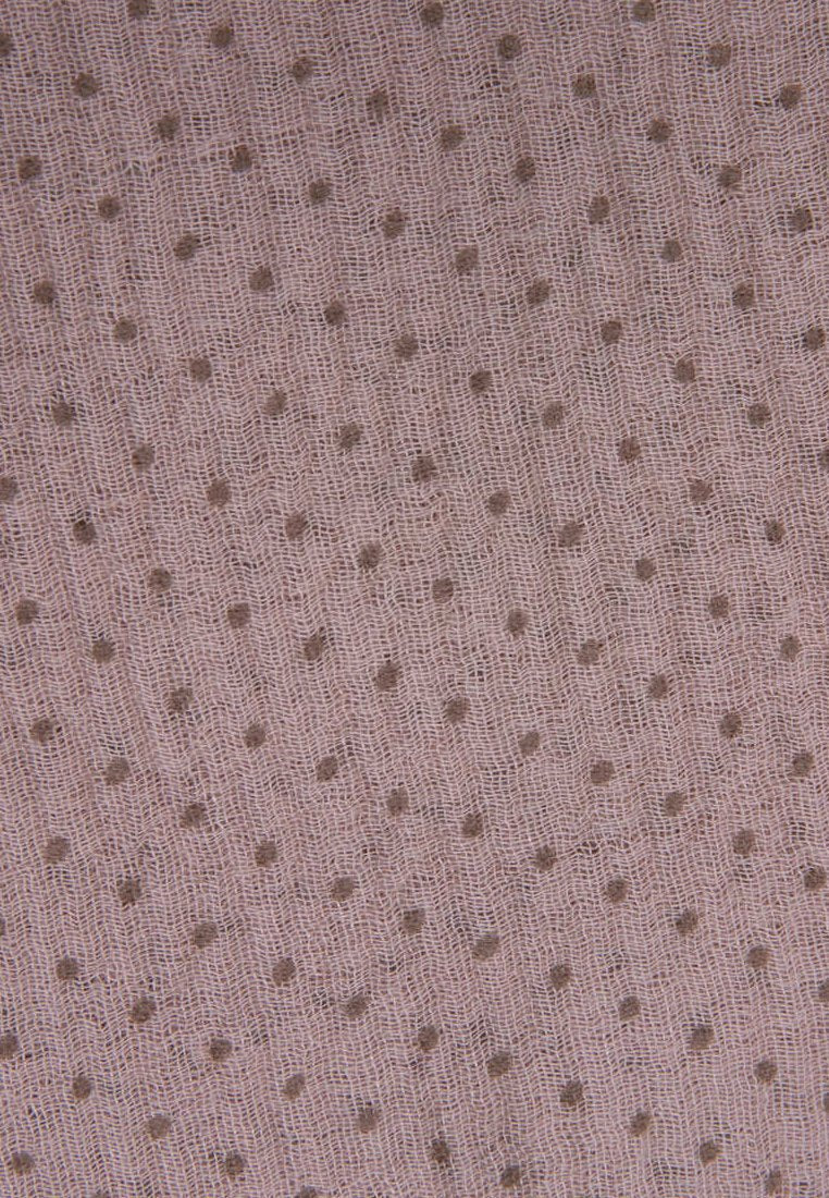 Woven polkadot scarf - Pink