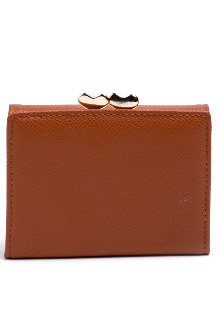 Brown wallet with coin pocket