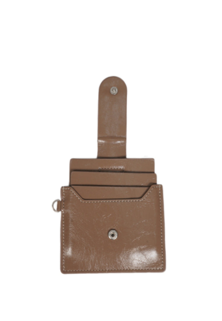 Stud Card Holder Taupe
