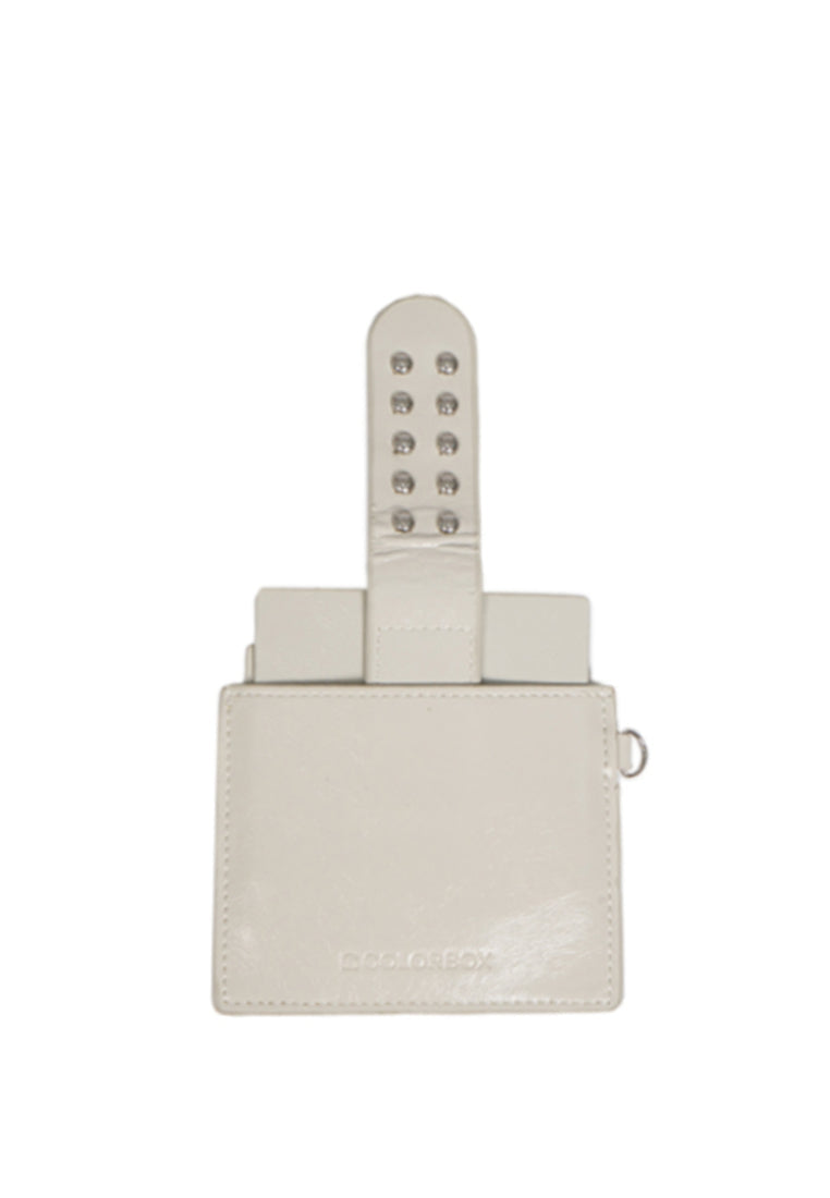 Stud Card Holder Ivory