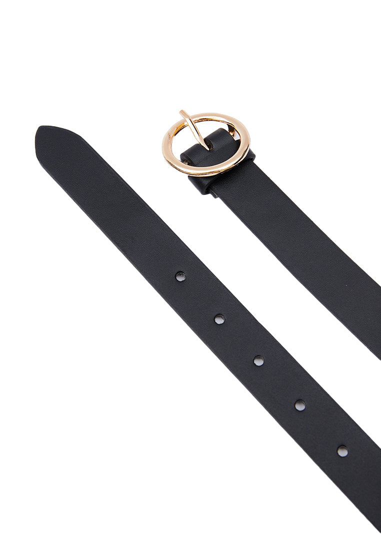 Black Leather Belt
