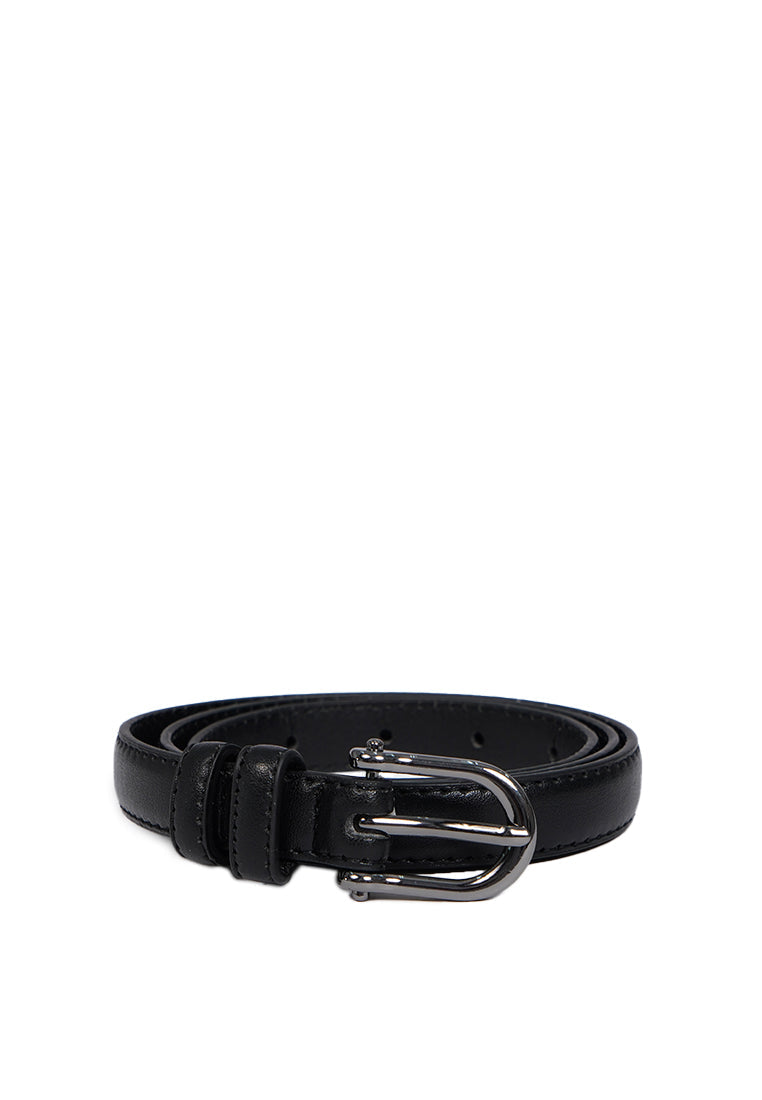 Black Metal Buckle Belt
