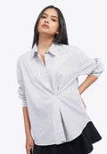 Oversized Long Sleeve Cross Shirt