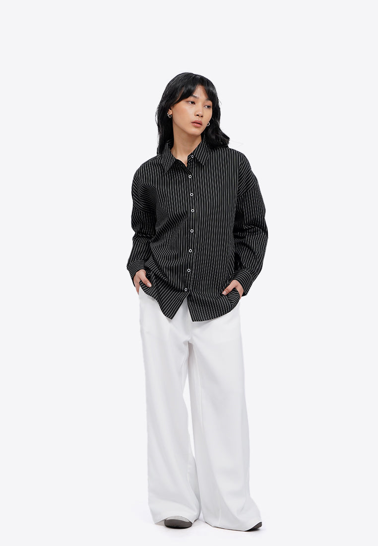 Pinstripes Long Sleeve Shirt