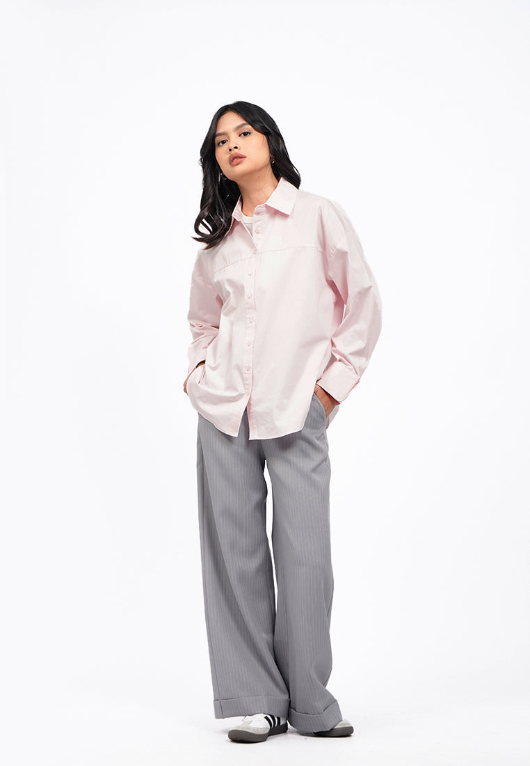 Oversized Long Sleeve Shirt