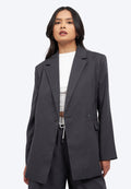 Oversized Pinstripes Blazer