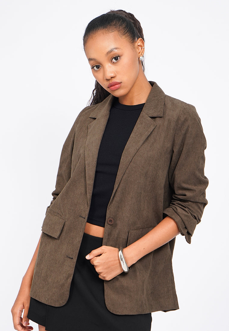 Oversized Corduroy Blazer