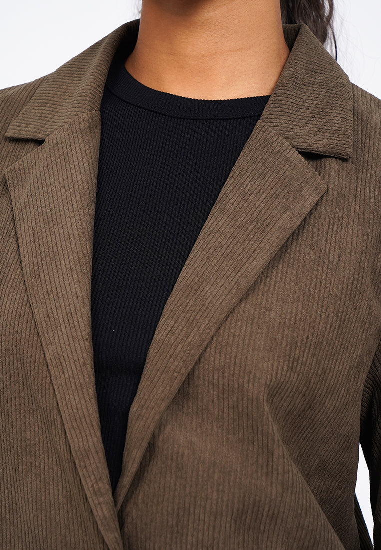 Oversized Corduroy Blazer