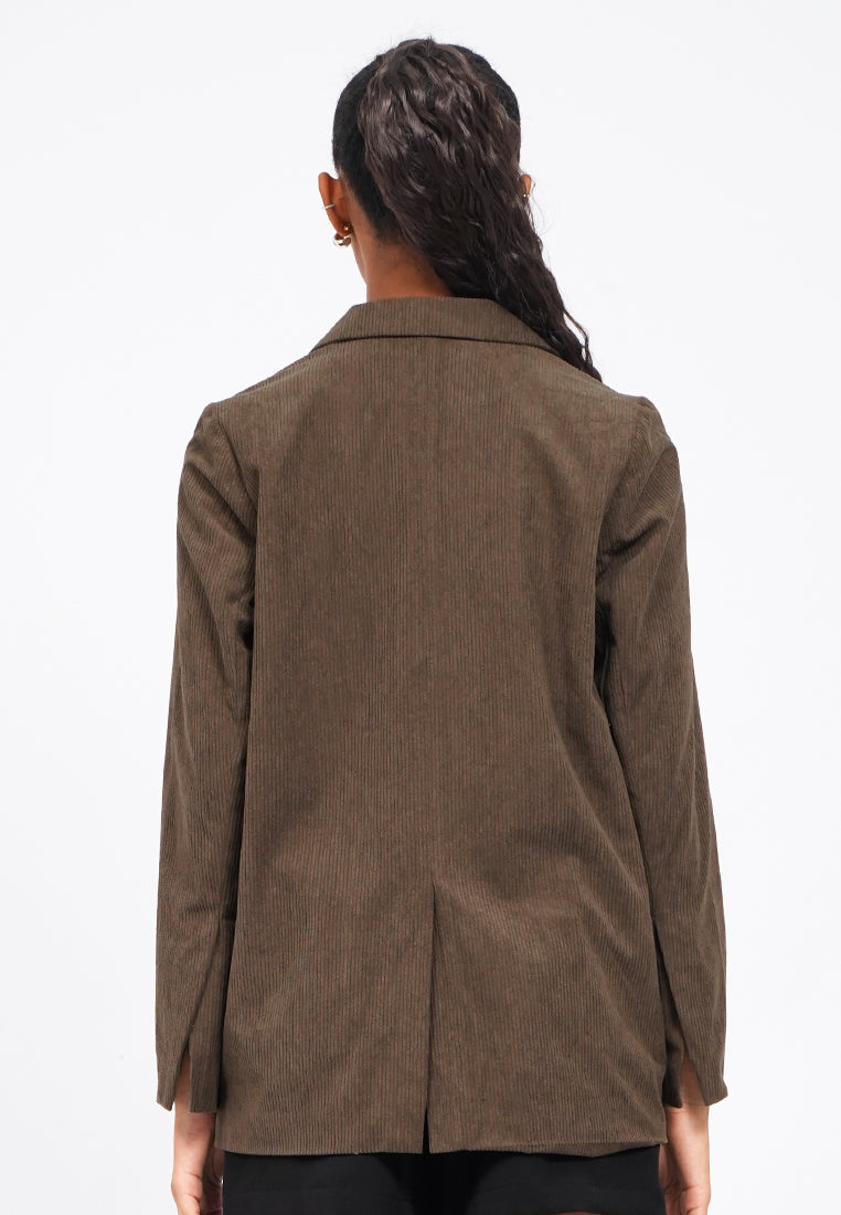 Oversized Corduroy Blazer