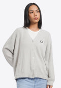 Oversized Logo Cardigan