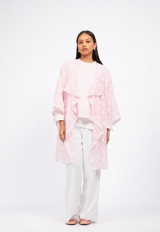Flower Embroidery Organza Outer
